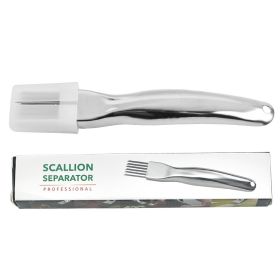 304 Stainless Steel Onion Cutter; Kitchen Accessory; Chopping Green Onion; Veggie Chopper; Multifunctional Scallion Cutter