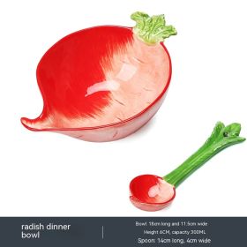 Creative Student Household Tableware (Option: Carrot With Spoon)